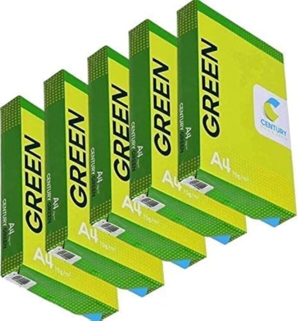 Century Green A4 Size Copier/Printing Paper - 70 GSM, 1 Ream, 500 Sheets
